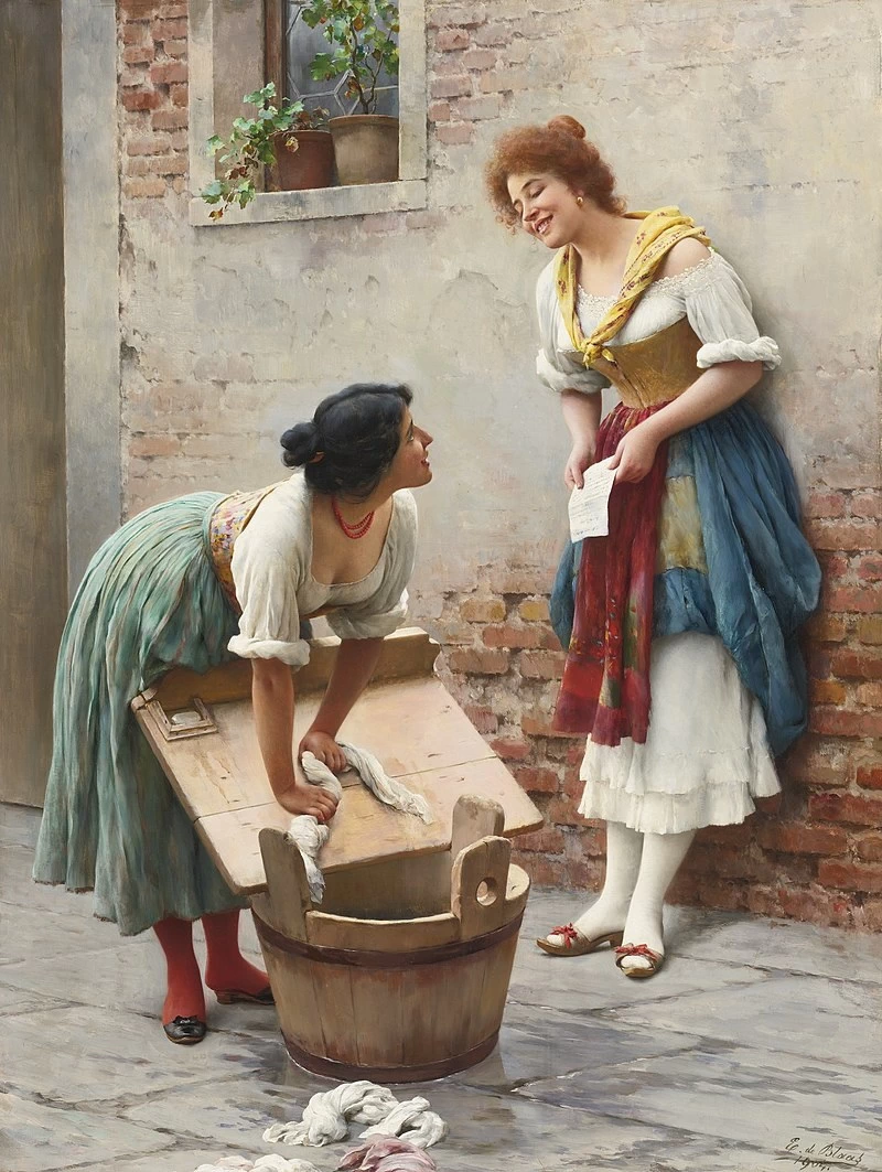 La lettera e la lavandaia